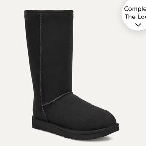UGG Black Suede Boots, 10